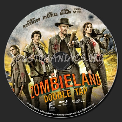 Zombieland: Double Tap (2019) blu-ray label