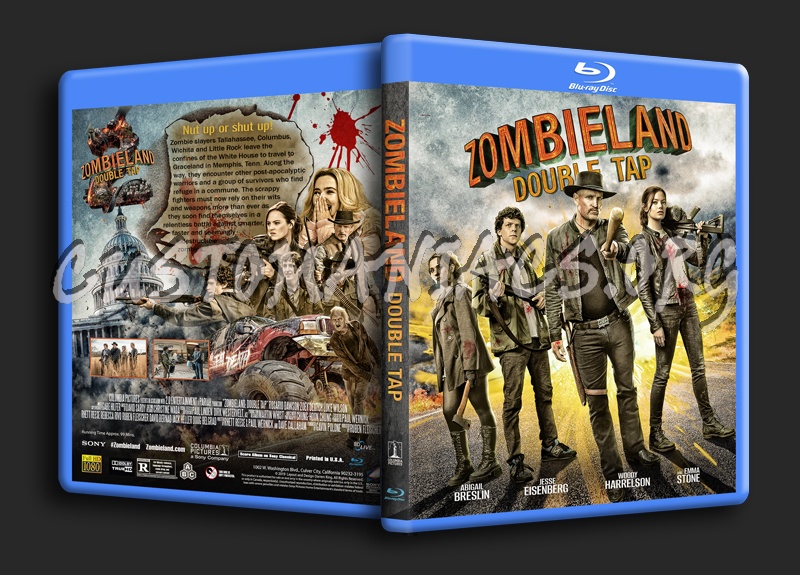 Zombieland: Double Tap (2019) blu-ray cover
