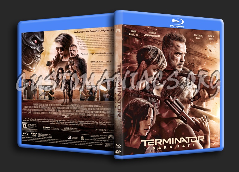 Terminator: Dark Fate (2019) blu-ray cover