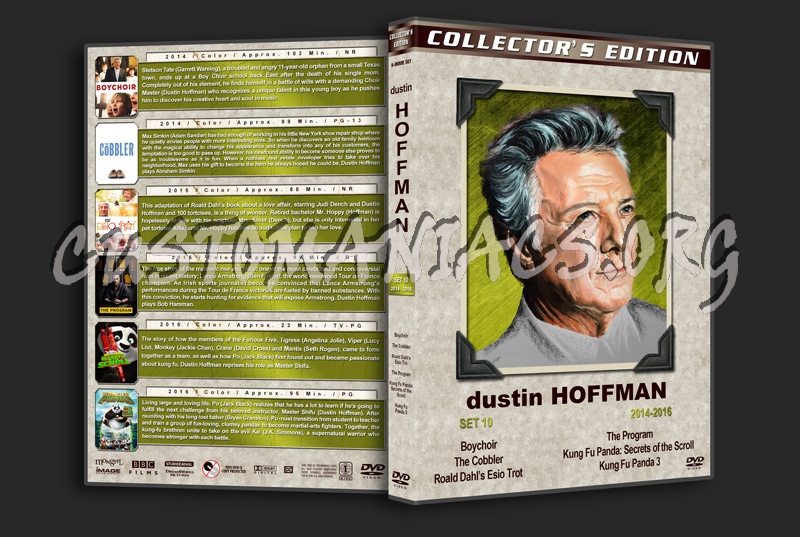 Dustin Hoffman Film Collection - Set 10 (2014-2016) dvd cover