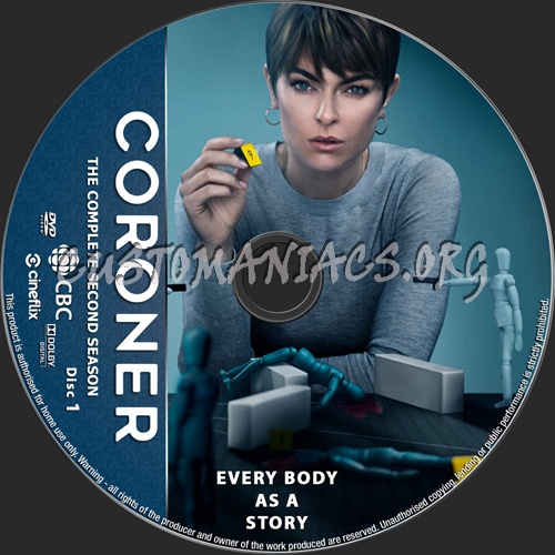 Coroner Season 2 dvd label