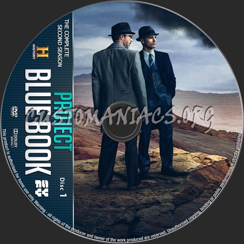 Project Blue Book Season 2 dvd label