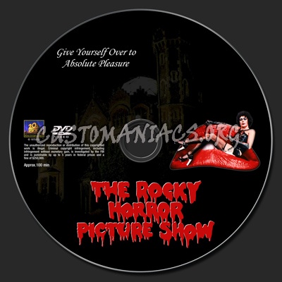 The Rocky Horror Picture Show dvd label