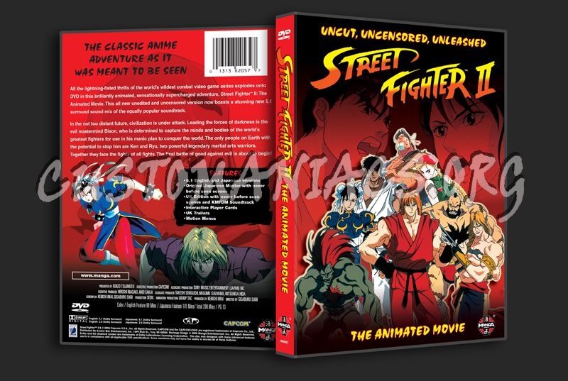 Street Fighter 2 dvd cover