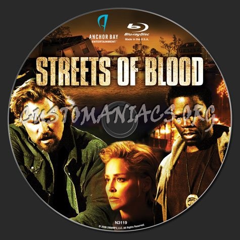 Streets of Blood blu-ray label