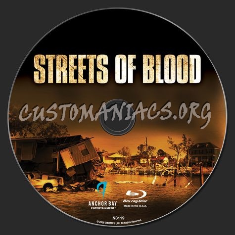 Streets of Blood blu-ray label