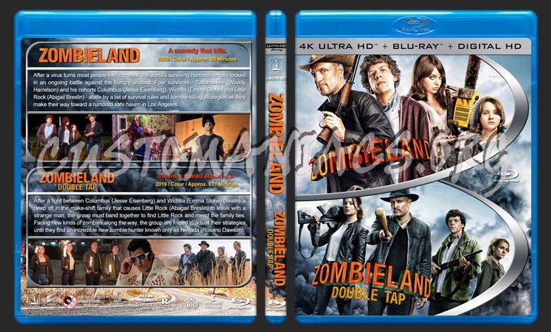 Zombieland Double Feature (4KUHD) blu-ray cover