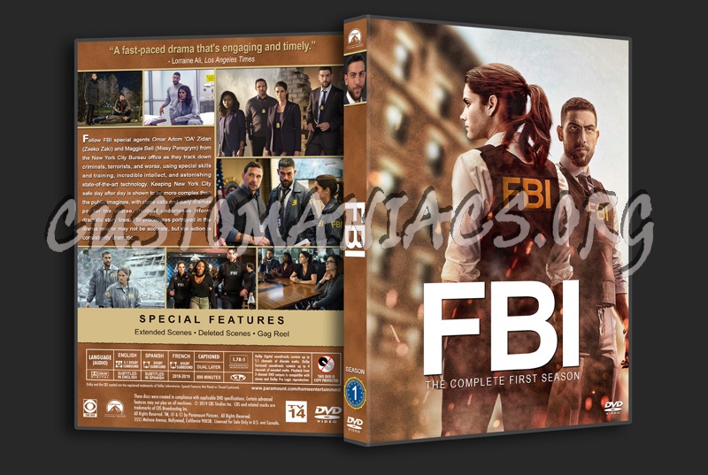 FBI - Season 1 dvd cover
