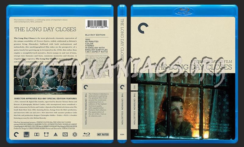 694 - The Long Day Closes blu-ray cover