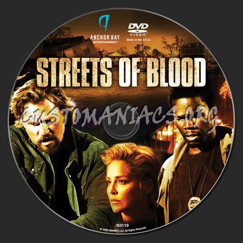 Streets of Blood dvd label