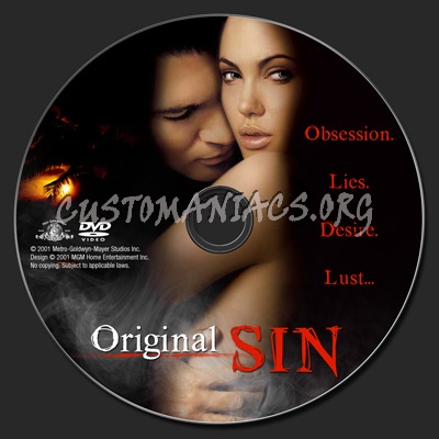 Original Sin dvd label