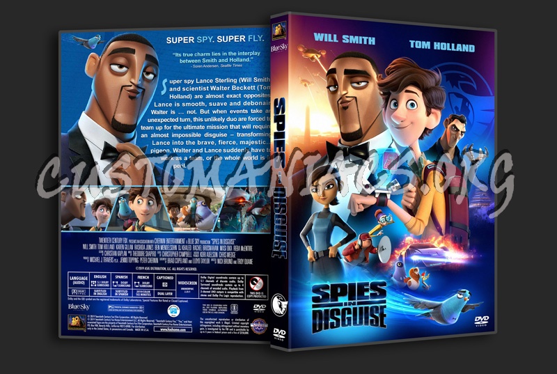 Spies in Disguise dvd cover