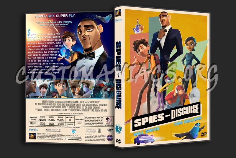 Spies in Disguise dvd cover