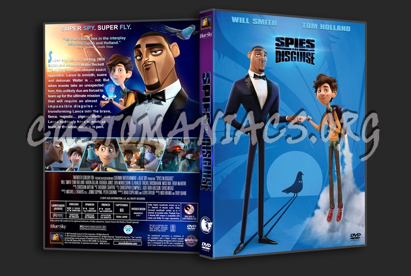 Spies in Disguise dvd cover