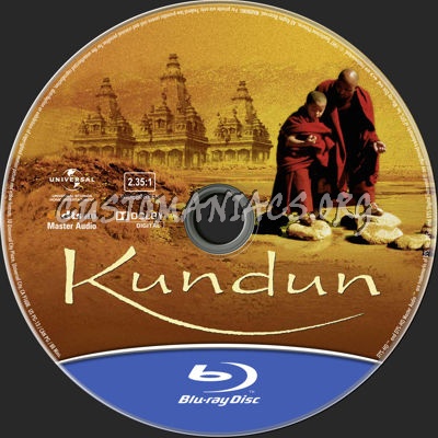 Kundun (1997) blu-ray label