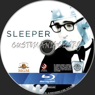 Sleeper (1973) blu-ray label