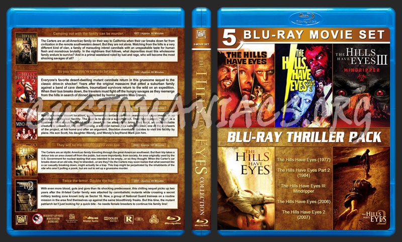 The Hills Have Eyes Collection blu-ray cover