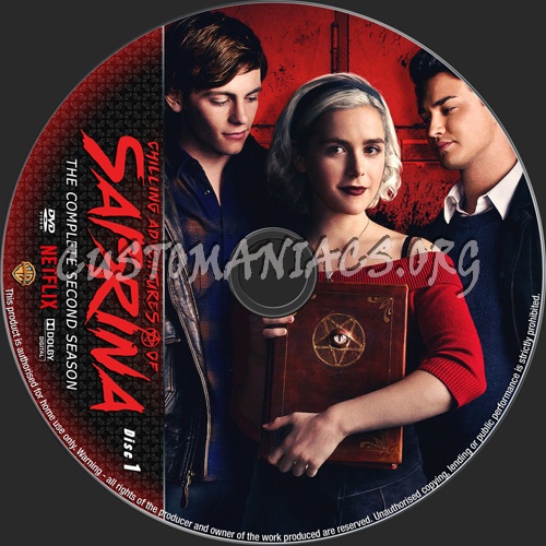 Chilling Adventures Of Sabrina Season 2 dvd label