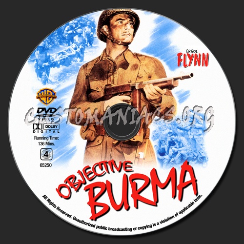 Objective Burma dvd label