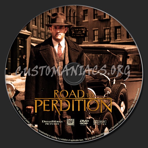 Road To Perdition dvd label