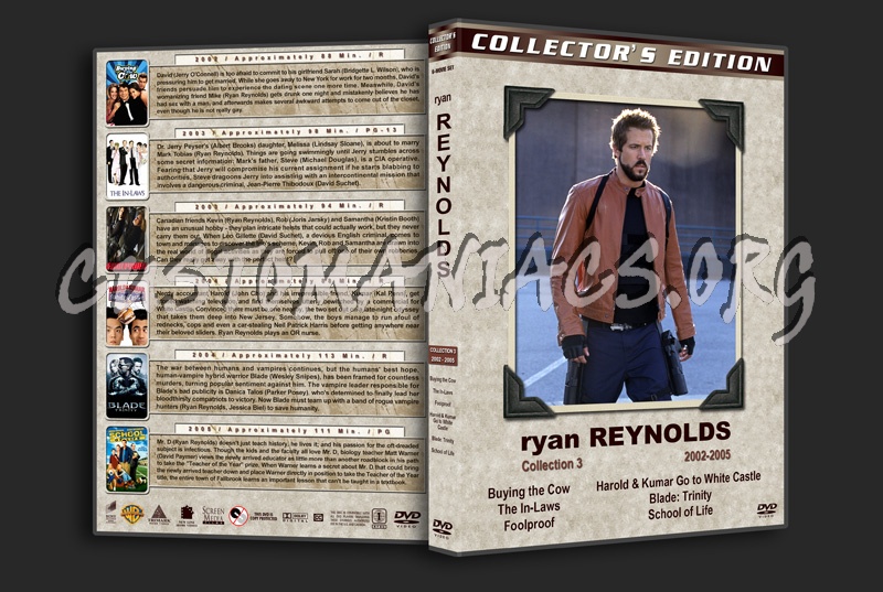 Ryan Reynolds Filmography - Collection 3 (2002-2005) dvd cover