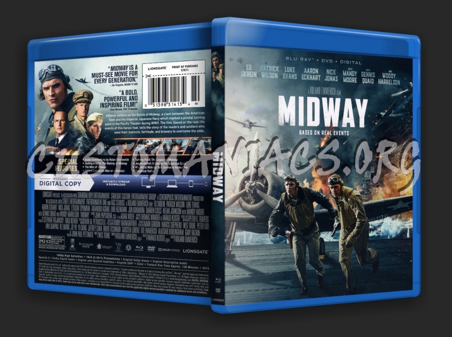 Midway(2019) blu-ray cover