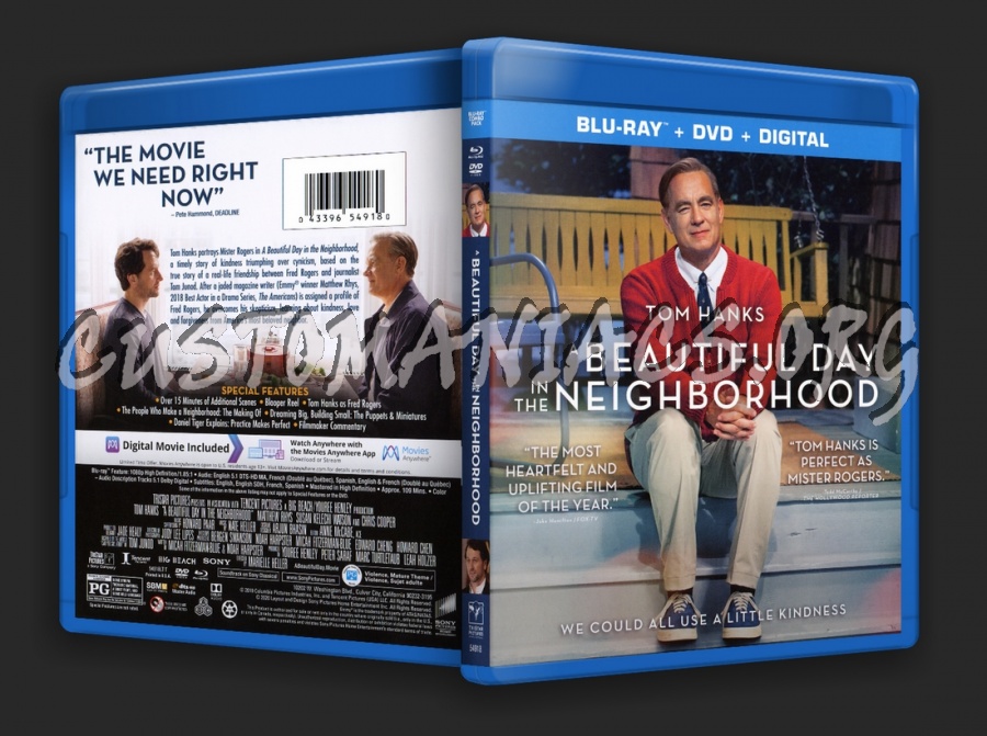 A Beautiful Day in the Neighborhood blu-ray cover