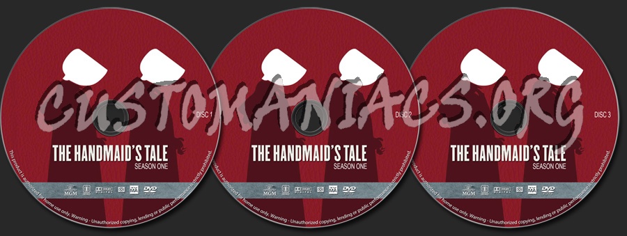 The Handmaids Tale - Season 1 dvd label
