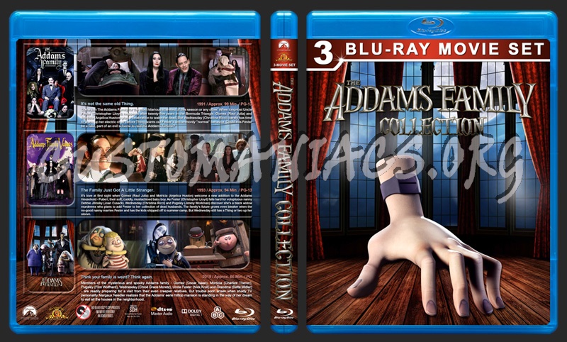The Addams Family Collection blu-ray cover