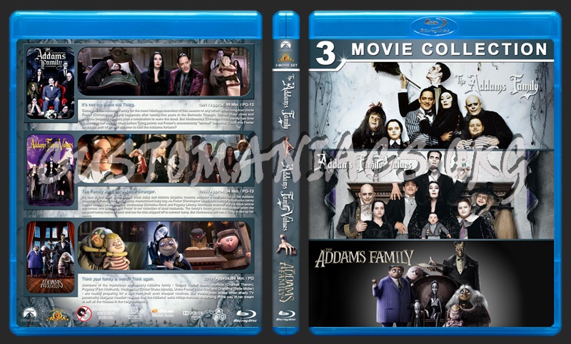 The Addams Family Triple Feature blu-ray cover