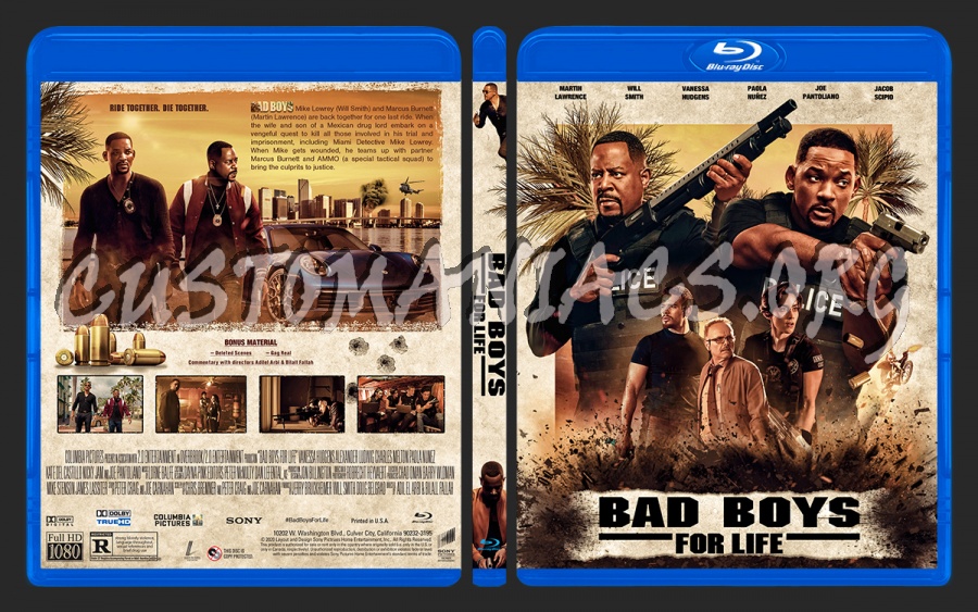 Bad Boys for Life (2020) blu-ray cover