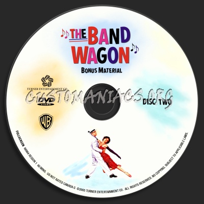 The Band Wagon dvd label