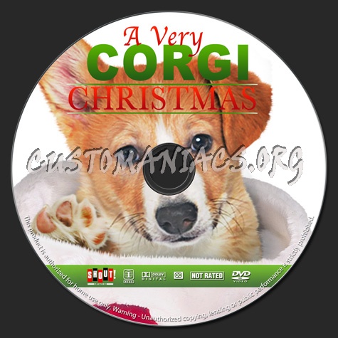 A Very Corgi Christmas dvd label