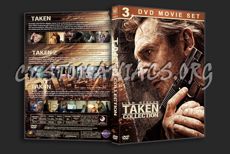 Taken Collection dvd cover