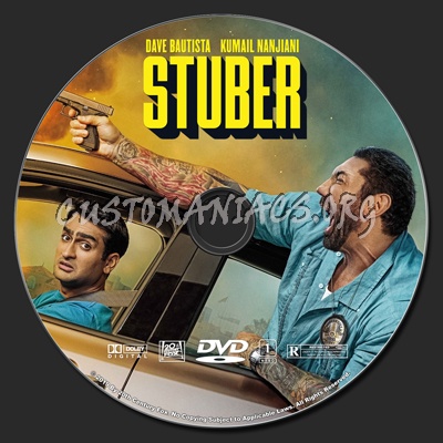 Stuber dvd label