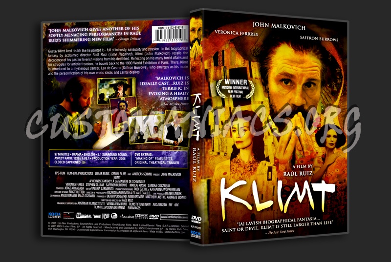 Klimt dvd cover