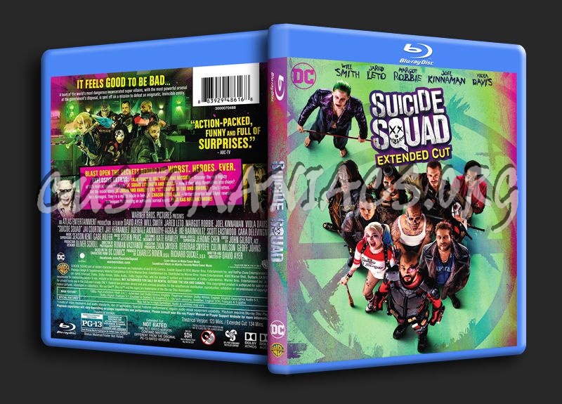 Suicide Squad blu-ray cover