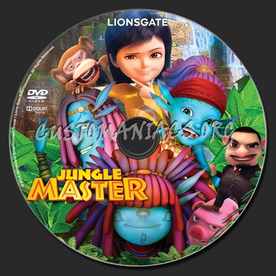 Jungle Master dvd label