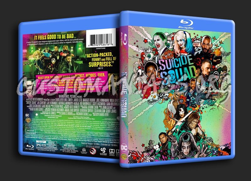 Suicide Squad blu-ray cover