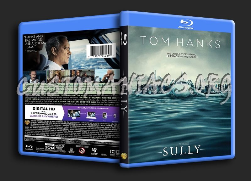 Sully blu-ray cover