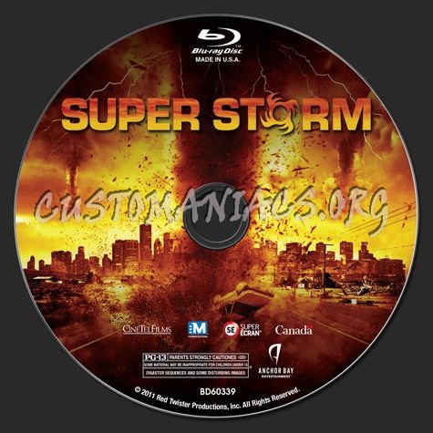 Super Storm blu-ray label