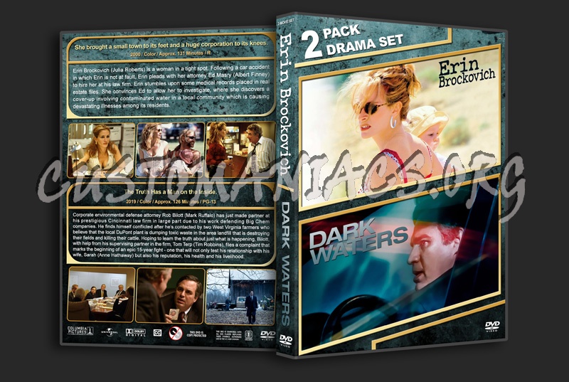 Erin Brockovich / Dark Waters Double Feature dvd cover