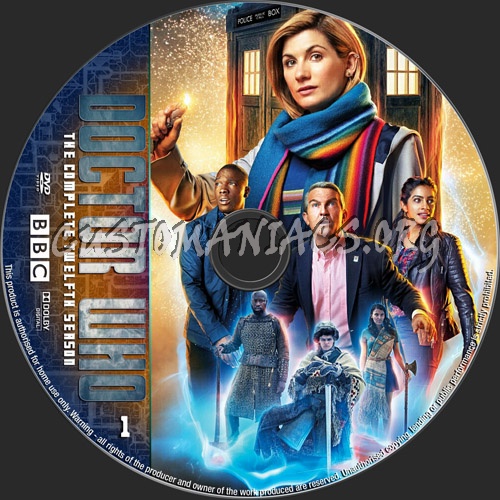 Doctor Who Season 12 dvd label