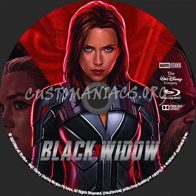 Black Widow V2 2020 blu-ray label