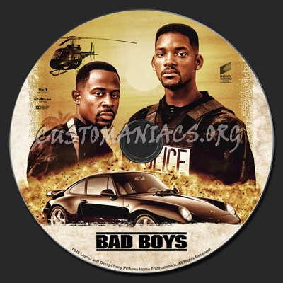 Bad Boys (1995) blu-ray label