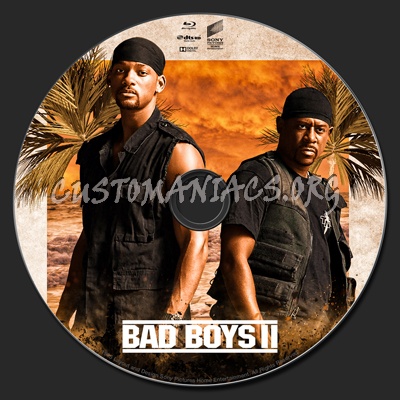 Bad Boys II (2003) blu-ray label
