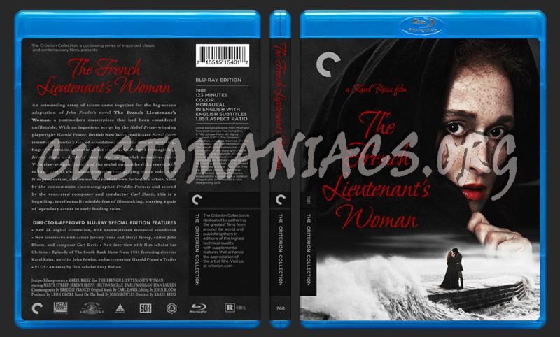 768 - The French Lieutenant's Woman blu-ray cover
