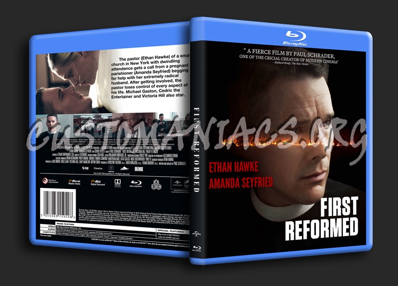 First Reformed BD blu-ray cover