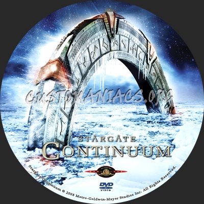Stargate Continuum dvd label