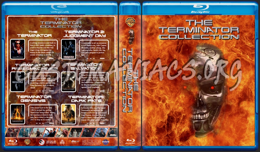 Terminator Collection blu-ray cover
